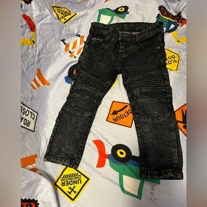 One Point One Black denim kids jeans